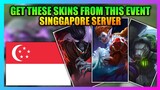 Latest Event in Singgapore Server Mobile Legends | MPL MYSG Server | Latest Free Skin Event MLBB