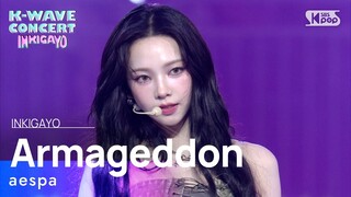 aespa (에스파) - Armageddon @인기가요 inkigayo 20240609