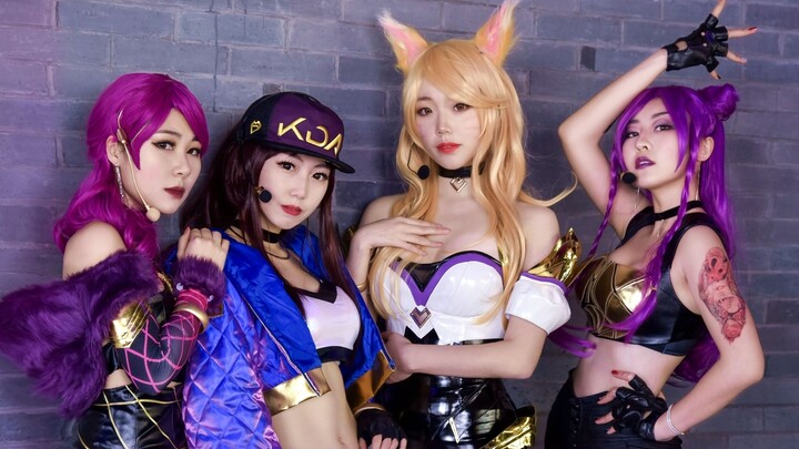 【M90 Fat KDA Girls Group】POP/STARS Plastic COS Jumping