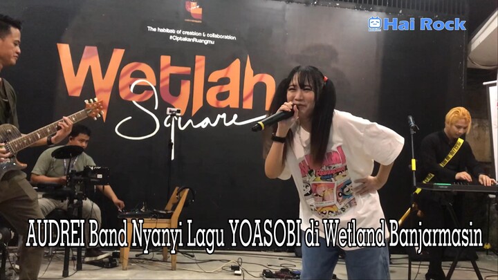 AUDREI band menyanykan lagu Yoasobi "Showcase Stage : CROSSROAD" Wetland Square