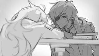 【原神手书/凯亚生贺】羽枭 Farewell,I