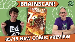 BrainScan 5/15 New Comic Preview Godzilla Doom Garbage Night Green Brain Comics