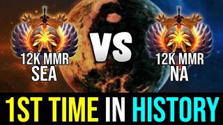 Who's the best 12K MMR? - SEA vs NA - First Time in History!