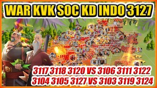 WAR KVK KD INDO 3127 PASS 7 SOC RISE OF KINGDOMS !!