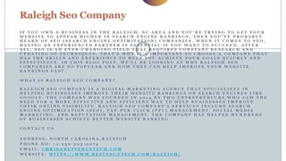 Raleigh Seo Company