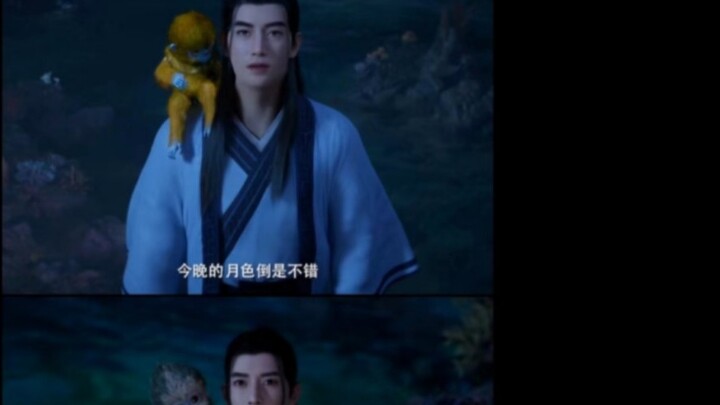 Comparison of the final scenes of the first episode of Mortal Beginning and the 124th episode of the