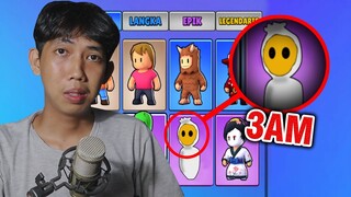 DAPET SKIN ANEH?!! JANGAN GACHA SKIN STUMBLE GUYS JAM 3 AM 😱