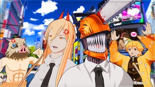 Demon Slayers meet Chainsaw Man (Demon Slayer VR)