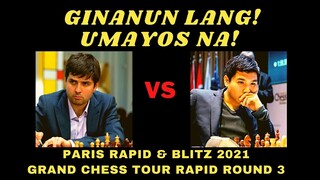 BINIGAY LANG UMAYOS NA!  Peter Svidler VS Wesley So! Paris Rapid and Blitz GCT Rapid Round 3