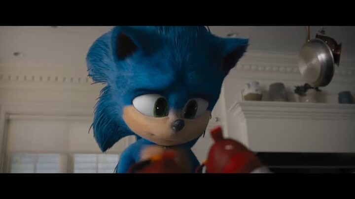 Sonic The Hedgehog Movie (2020) Sonic New Shoes Scene