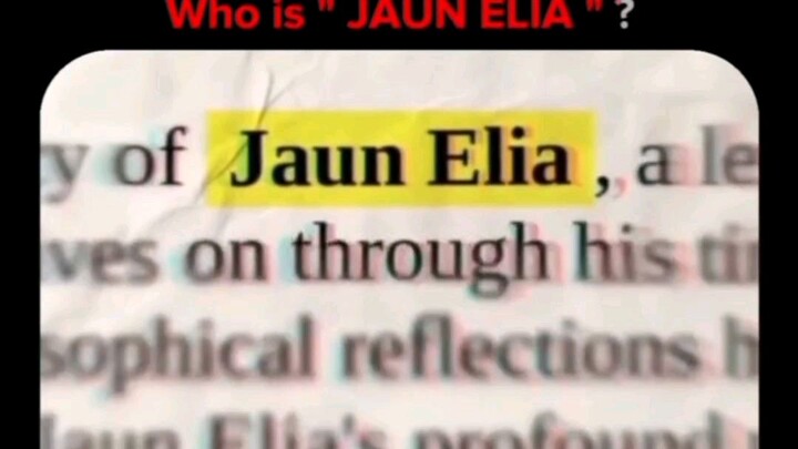 jaun elia best shayari
