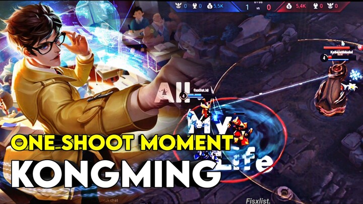 Kongming || Satu Tembakan Dari Kongming Musuh Ga Bisa Kemana Mana ! - Honor Of Kings