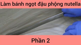 Làm bánh ngọt đậu phộng nutella #2