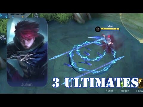 New Fighter JULIAN "Scarlet Reven" | Punya 3 Ultimates Berbeda | Mobile Legends