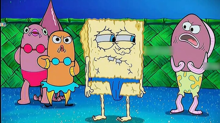 สปอนจ์บ็อบและแพทริกแข่งขันกันทำผิวแทน