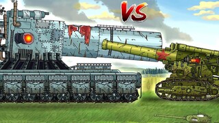 【坦克动画】B-4 VS 古斯塔夫 最终对决