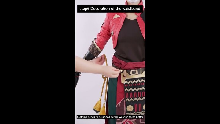 [Tutorial] DokiDoki-SR Game Genshin Impact Thoma Cosplay Costume/Shoes Men