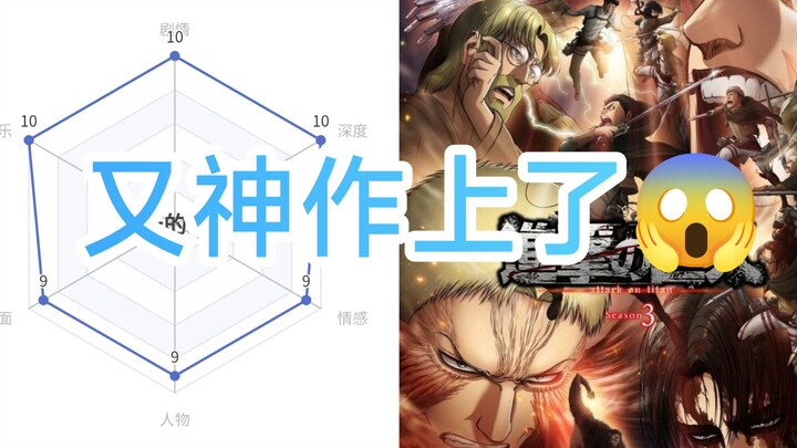 以雷达图的方式评价神作动画