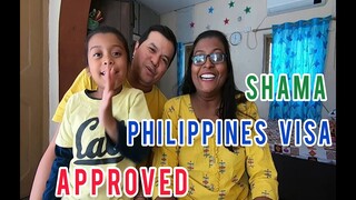 My Indian wife SHAMA'S SPOUSE VISA HAS BEEN APPROVED. Hopefully we can visit  Philippines soon.