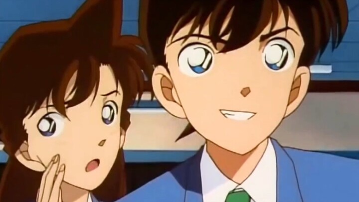 Shinichi: Oh no, my secret with Xiaolan is exposed