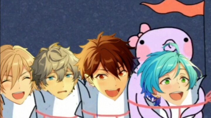 [ Ensemble Stars ] Puka teaches three idiots how to dive