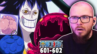 Caesar Clowns ULTIMATE WEAPON Eats a Devil Fruit? | One Piece Ep 601-602 REACTION