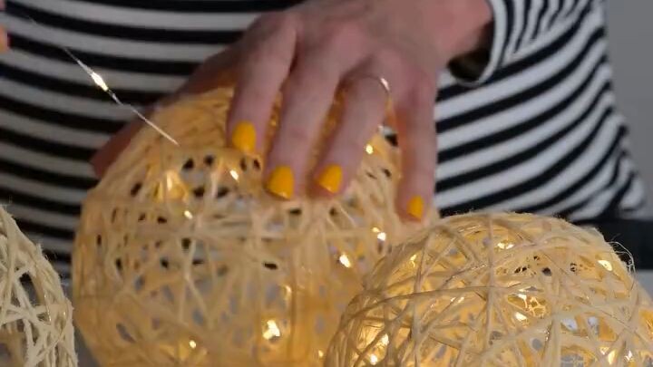 Glowing Twine Ball Decoration