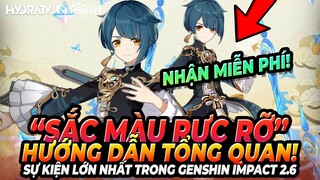 Cách Nhận Miễn Phí 01 "Thủy Thần" Xingqiu! Hướng Dẫn Sớm Cách Chơi Sự Kiện "Sắc Màu Rực Rỡ" Genshin