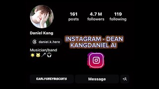 KANGDANIEL _ DEAN_. INSTAGRAM_ AI COVER