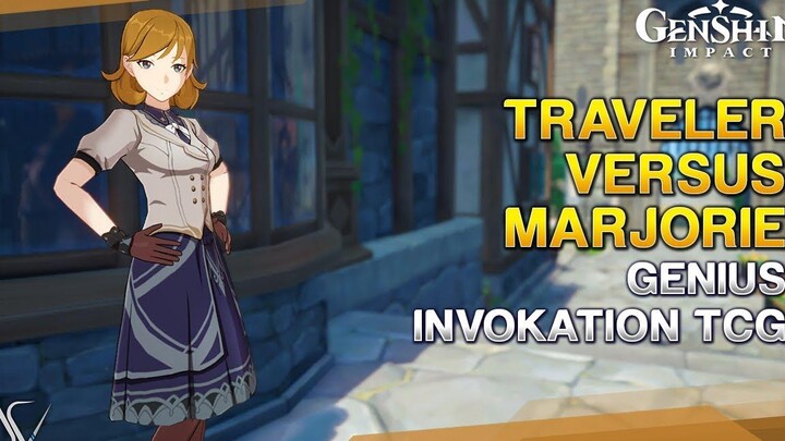 Traveller Vs Marjorie - การวิงวอนอัจฉริยะ TCG เกนชิน อิมแพ็ค 33