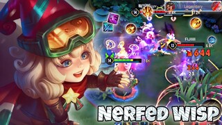 Wisp New Patch Nerfed Dragon Lane Gameplay | New Best Build | Arena of Valor | Liên Quân mobile| CoT