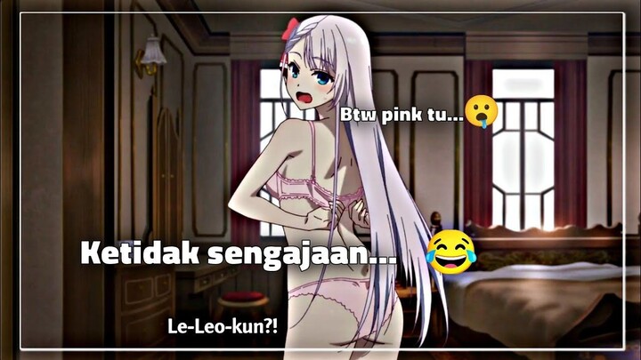 Ketika lu gk sengaja lihat cewe lu lagi pake CD dan BH, Auto malu...