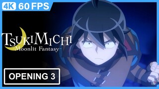 TSUKIMICHI -Moonlit Fantasy- Opening 3 | Creditless | CC | 4K 60FPS AI Remastered