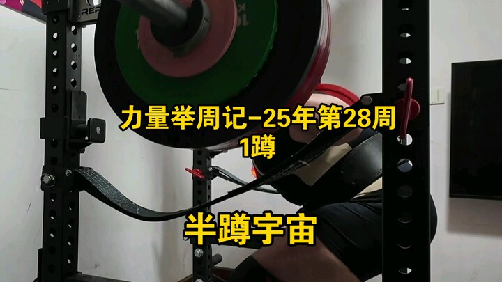 บันทึกแรงยกประจำสัปดาห์ - สัปดาห์ที่ 28 ของปี 2025: หมอบ 1 ครั้ง