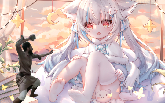 White-haired popsicle, but hit with a slipper