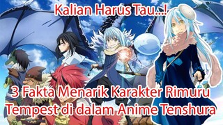 Kalian Harus Tau...! 3 Fakta Menarik Karakter Rimuru Tempest di dalam Anime Tenshura