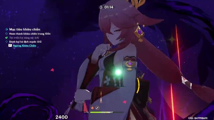 Event Tàn Ảnh Ám Chiến - Team Itto + Xiao - Ngày 1