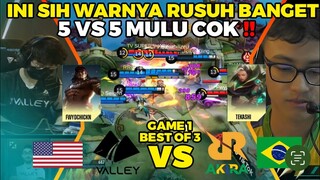 RRQ BRAZIL BISA SEKUAT INI GILA BGT COK ‼️ JUARA 3 M3 DIBANTAI ABIS - RRQ AKIRA VS THE VALLEY