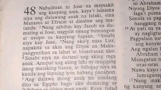 Pang Araw Araw na Talata.               Genesis 48:1-4