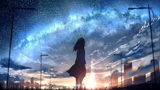 "𝟰𝗞 Makoto Shinkai/𝙏𝙤𝙬𝙖𝙧𝙙𝙨 𝙩𝙝𝙚 𝙇𝙞𝙜𝙝𝙩" - "Pada saat itu, cahaya yang jatuh adalah keselamatan"