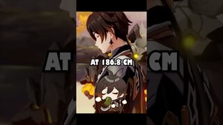 The TALLEST Male Characters In Genshin Impact #shorts #genshinimpact