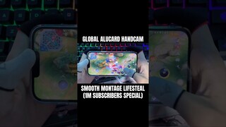 GLOBAL ALUCARD HANDCAM REVEAL! | SMOOTH MONTAGE CRAZY LIFESTEAL OUTPLAY! | FULL VID ON MY CHANNEL!