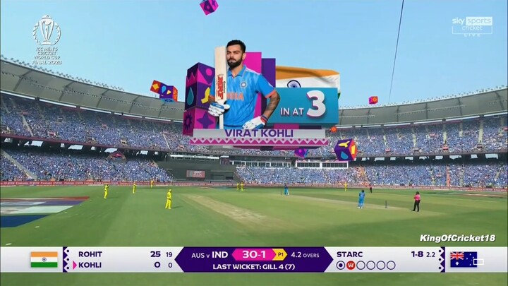 Virat Kohli 54(63) v Australia, 2023ICC CWC 2023 - FinalBall By Ball HighlightsQuality - 860p