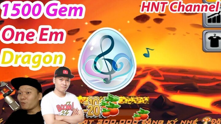 Heroic Dragon 1500 Gem Ăn Food Max Lv Dragon City HNT chơi game Nông Trại Rồng HNT Channel