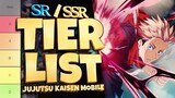 ALL SSR/SR JUJUTSU KAISEN MOBILE TIER LIST WHO IS GOOD & BAD - Jujutsu Kaisen Phantom Parade
