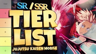 ALL SSR/SR JUJUTSU KAISEN MOBILE TIER LIST WHO IS GOOD & BAD - Jujutsu Kaisen Phantom Parade