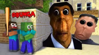 Monster School : OBUNGA & CURSE FACE FRIENDS CHALLENGE - Minecraft Animation