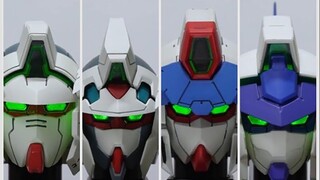 [Collection and sharing] Three generations in the same frame, Gundam Head Collection series