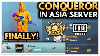 This Game Got Me CONQUEROR In ASIA SERVER... PUBG MOBILE