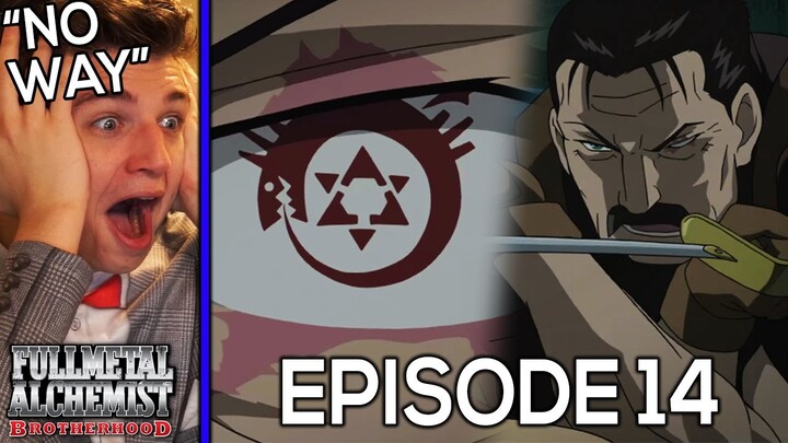 FUHRER BRADLEY IS ONE OF THEM?! | Fullmetal Alchemist: Brotherhood REACTION Episode 14